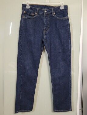 Levi's 514 Men's Blue Loose Straight Fit Dark Wash Jeans